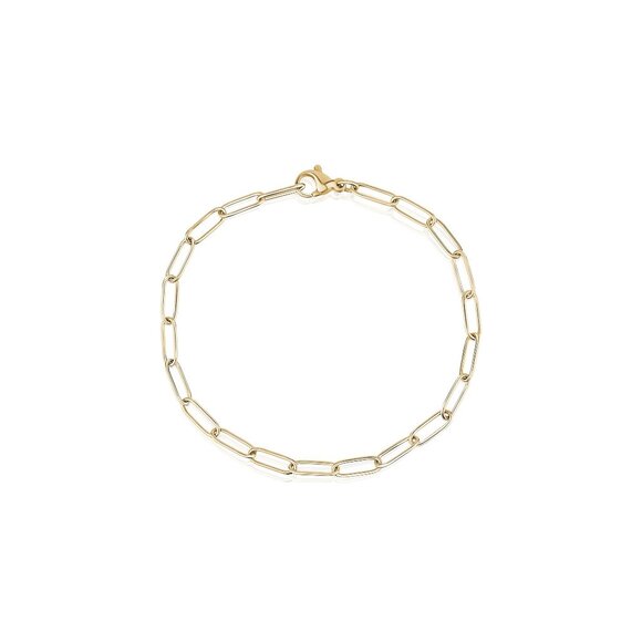 NWT Kendra Link Chain Bracelet // 14kt Italian Gold Vermeil - Picture 1 of 9